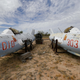 Ilustración para el artículo titulado Dentro del cementerio de aviones militares más grande del mundo